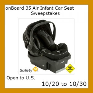 onBoard 35 Air Infant Car Seat Sweepstakes