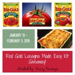 Red Gold Lasagna Made Easy Kit Giveaway January 13 - February 3