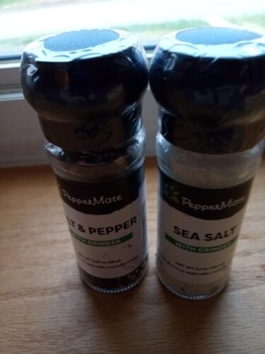 PepperMate Disposable Peppercorn/Salt and Salt Grinders #2023HolidayGiftGuide